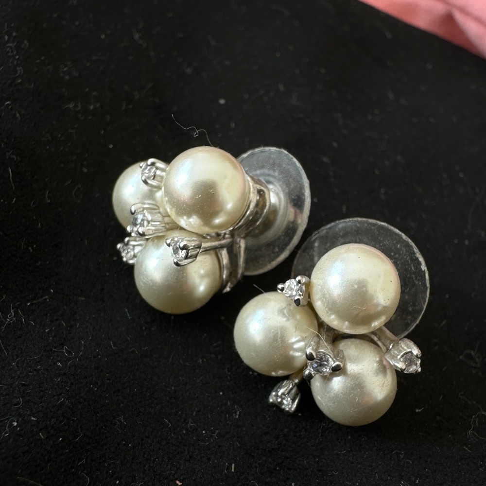Faux Pearl Earrings